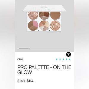 OFRA - on the glow pro palette (Brand New-with all plastic in place).